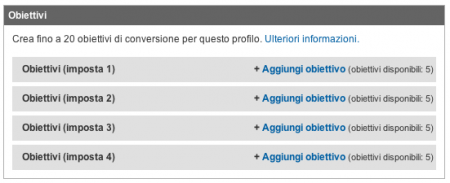 Insiemi obiettivi