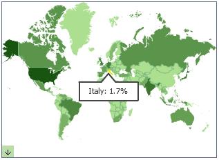 In Italia quasi 2 milioni di utenti In Italia quasi 2 milioni di utenti (l'1,7% del totale)