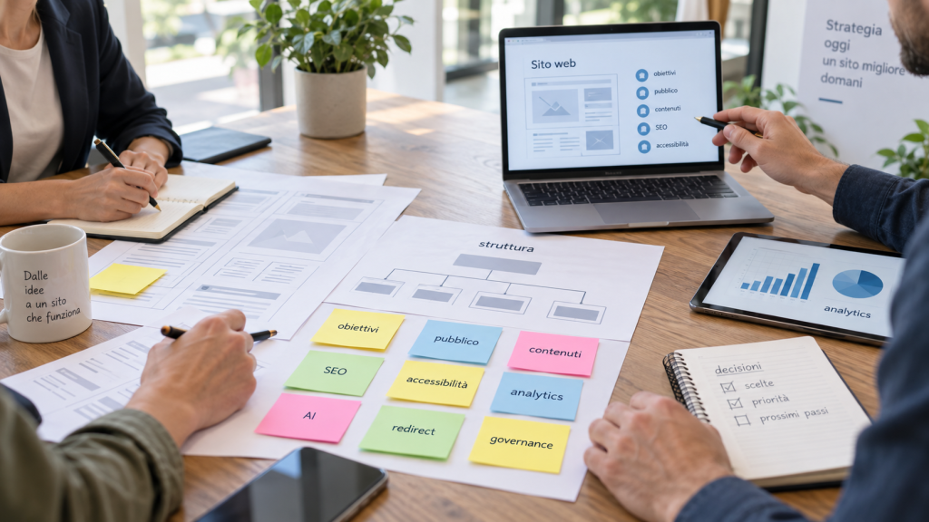 sito web cosa deve sapere la web agency